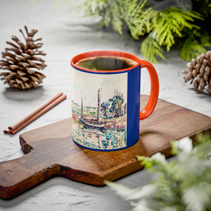 Concarneau by Paul Signac Colorful Mugs (11oz, 15oz)