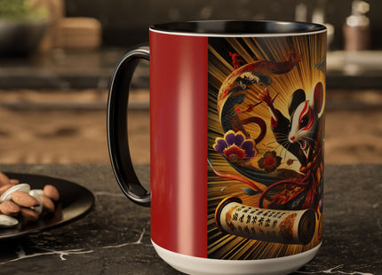 Theatrical Mouse on a Mission Colorful Mugs (11oz, 15oz)