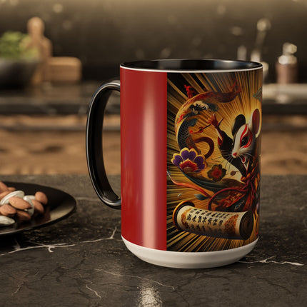 Theatrical Mouse on a Mission Colorful Mugs (11oz, 15oz)