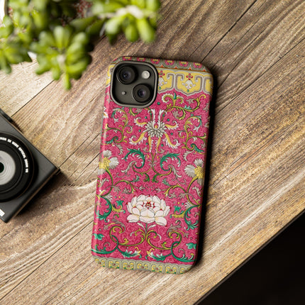 Pink Floral Pattern by Owen Jones Phone Cases
