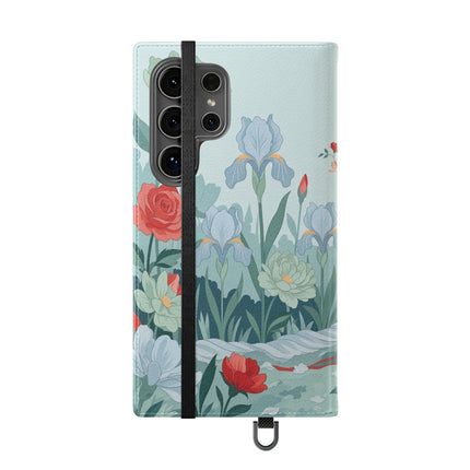 🌹💌 The Secret Rose Garden Courtship Flip Case – Art Deco Floral Romance