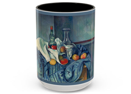 The Peppermint Bottle by Paul Cézanne Colorful Mugs (11oz, 15oz)