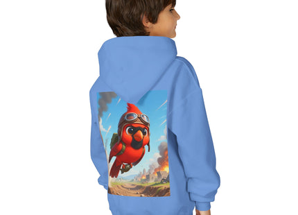 Cardinal Dive Bomber Youth Heavy Blend Hooded Sweatshirt
