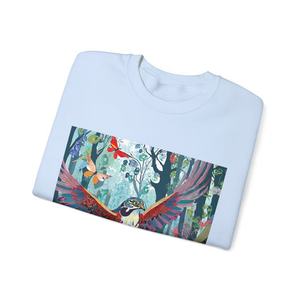 Colorful Raptor Unisex Heavy Blend™ Crewneck Sweatshirt