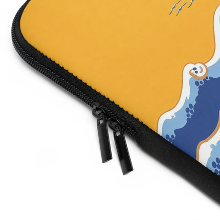 Golden Seas and Whimsical Dreams Laptop Sleeve
