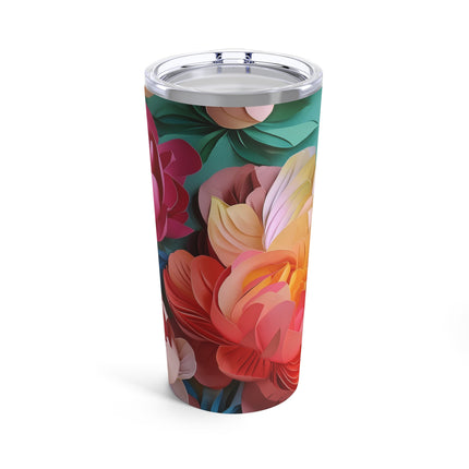 Peonies in Full Bloom Tumbler 20oz