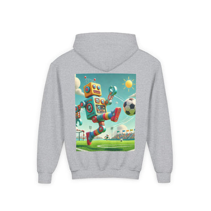 Kickoff Bot! Youth Hooded Sweatshirt – Game Day Energy & Action-Packed Fun
