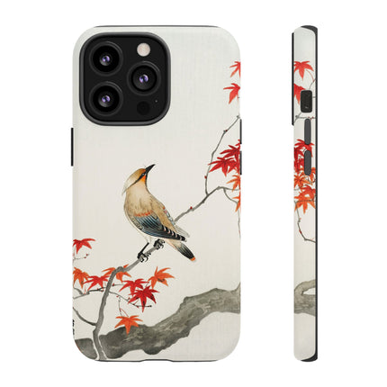 Japanese Bird on Maple by Ohara Koson Phone Cases