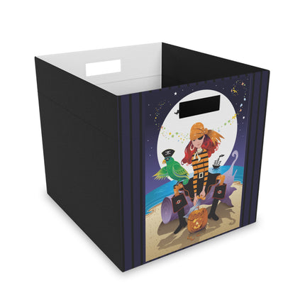 Moonlit Pirate Halloween Felt Storage Box