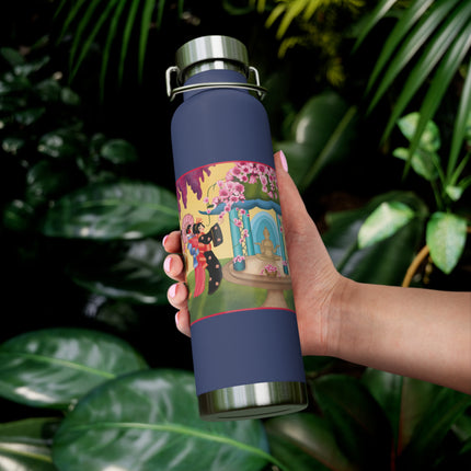 A Dance of Colors and Serenity by Carlo Chiostri Copper Vacuum Insulated Bottle, 22oz
