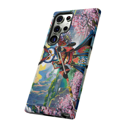 Cyberpunk Samurai Owl Phone Cases