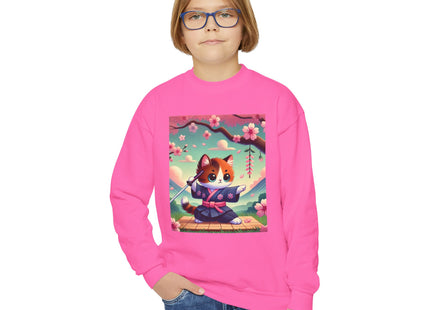 Samurai Kitten Youth Crewneck Sweatshirt
