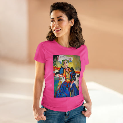 A Mulher by Amadeo de Souza-Carosa Women's Midweight Cotton Tee