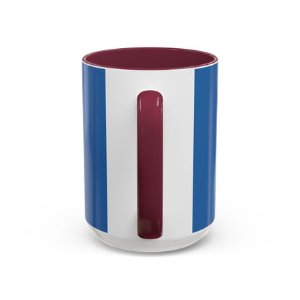 💙🌼 The Bluebell Christmas Promenade Colorful Mug – Art Deco Holiday Fantasy
