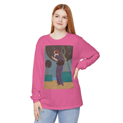 Les Lucioles by Charles Martin Garment-dyed Long Sleeve T-Shirt
