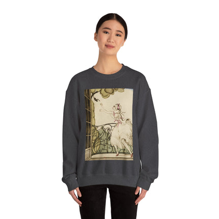 Sur talons rouges (On Red Heels) pl 02 by Gerda Wegener Heavy Blend™ Crewneck Sweatshirt