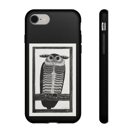 Horned Owl by Samuel Jessurun de Mesquita Phone Cases