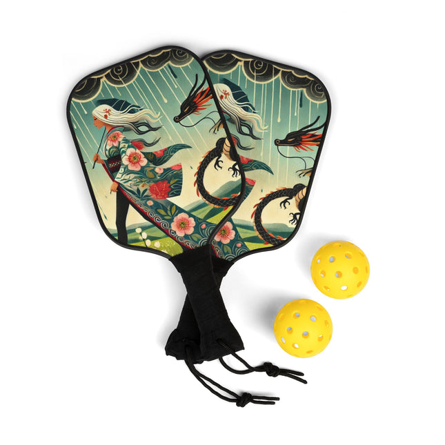 Dragon Fairy’s Stride Pickleball Kit – Stormfire Grace & Blossoming Power
