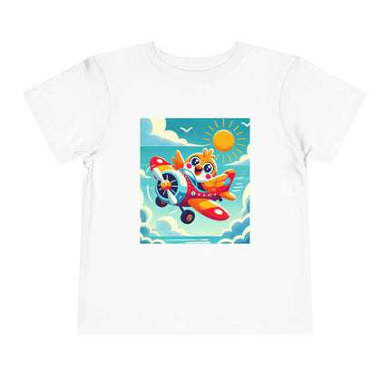 Joyful Bird Aviator Toddler Short Sleeve Tee