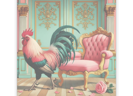 The Salon Rooster Kiss-Cut Stickers (4 Sizes)