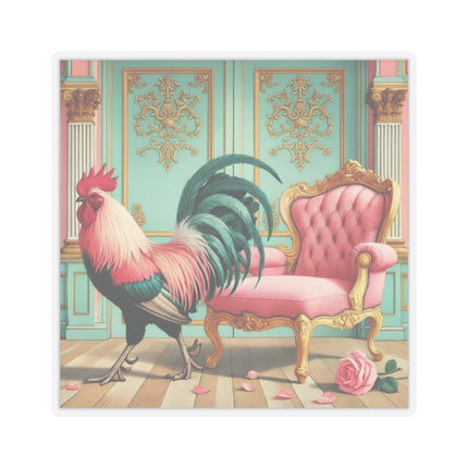 The Salon Rooster Kiss-Cut Stickers (4 Sizes)
