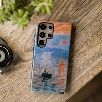 Sunrise by Claude Monet Phone Cases