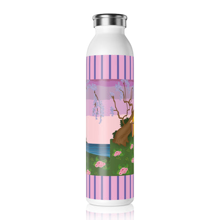 Elegance and Blooms Slim Water Bottle