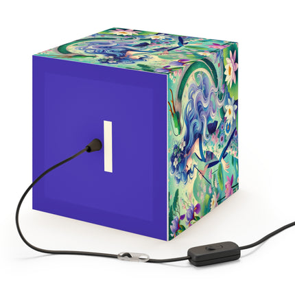 Fairy of the Koi Pond Light Cube Lamp
