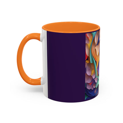 The Elegant Iris Flower Colorful Mugs (11oz, 15oz)