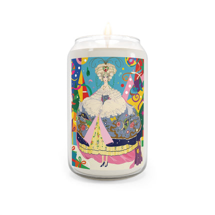 🎀✨ The Christmas Court Of Joy Scented Soy Candle – Art Deco Holiday Fantasy