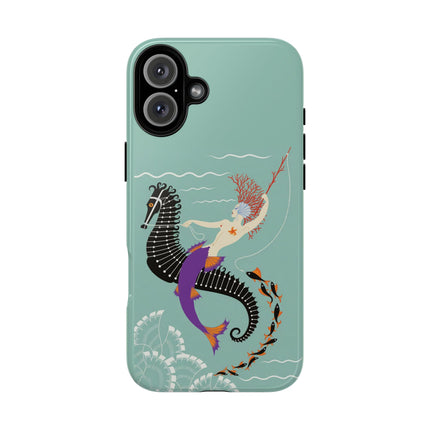 Mermaid on Seahorse Phone Case – Mythic Ocean Grace