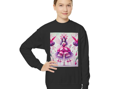 Fuchsia Fairy Youth Crewneck Sweatshirt