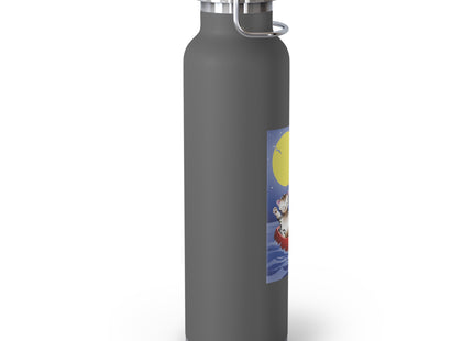 Embarking on a Moonlit Journey Copper Vacuum Insulated Bottle, 22oz