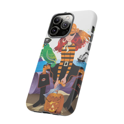 Moonlit Pirate Halloween Phone Cases
