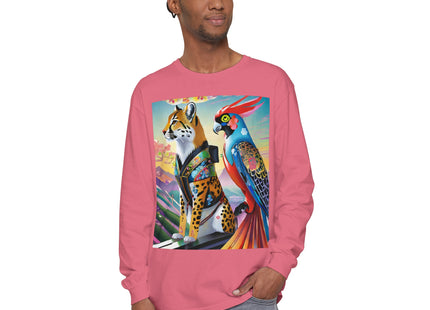 Cybernetic Duets Garment-dyed Long Sleeve T-Shirt