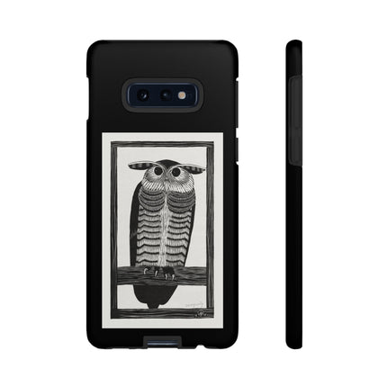 Horned Owl by Samuel Jessurun de Mesquita Phone Cases
