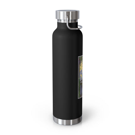 Whispers of Love: A Vintage Art Deco Fairytale Copper Vacuum Insulated Bottle, 22oz