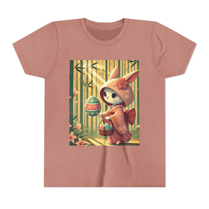 Geisha Kitten’s Easter Stroll Youth Short Sleeve Tee