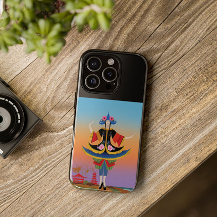 Colorful Dancer Phone Case – Vibrant Grace & Cultural Elegance