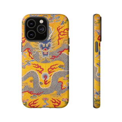 Majestic Dragon Regalia – Imperial 12-Symbol Robe Phone Cases