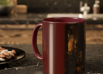 Raphael and his Muse in the Atelier by Vincenzo Abbati Colorful Mugs (11oz, 15oz)