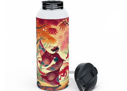 The Dragon Fairy’s Dance Stainless Steel Water Bottle, Standard Lid