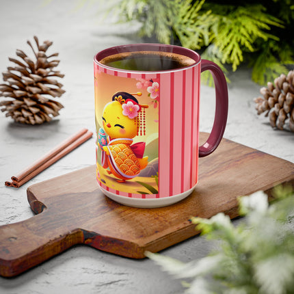 Whimsical Springtime Exchange Colorful Mugs (11oz, 15oz)
