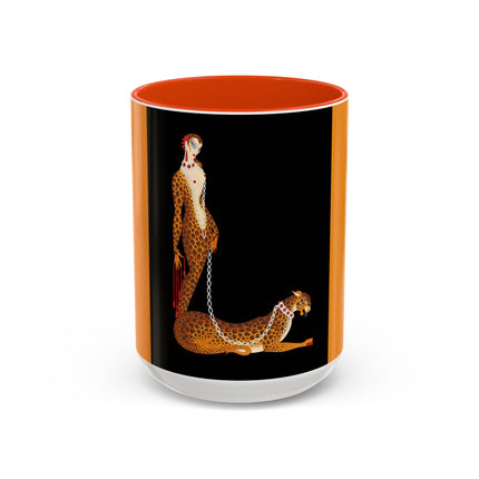 Leopard Queen Colorful Mugs – Wild Beauty & Art Deco Glamour