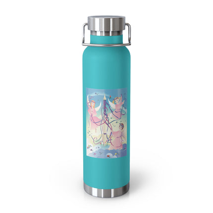 Angelic Revelry Copper Vacuum Insulated Bottle, 22oz