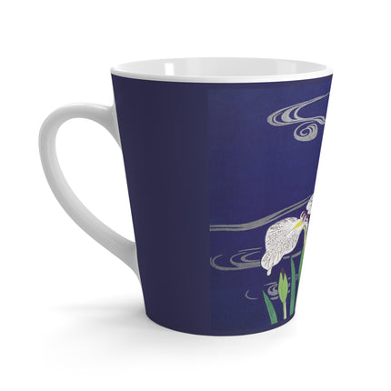 Irises by Kogyo Tsukioka Latte Mug