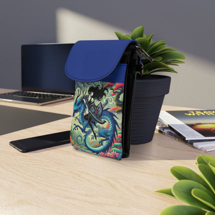 Mystic Guardian of the Sky Small Cell Phone Wallet