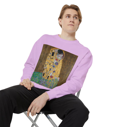 The Kiss by Gustav Klimt Unisex Garment-Dyed Sweatshirt