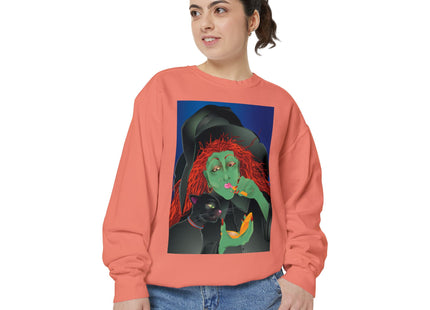 Mirror, Mirror A Witch's Touch Unisex Garment-Dyed Sweatshirt