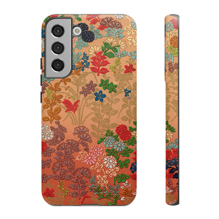 Ornamental Japanese Flower Pattern Phone Cases